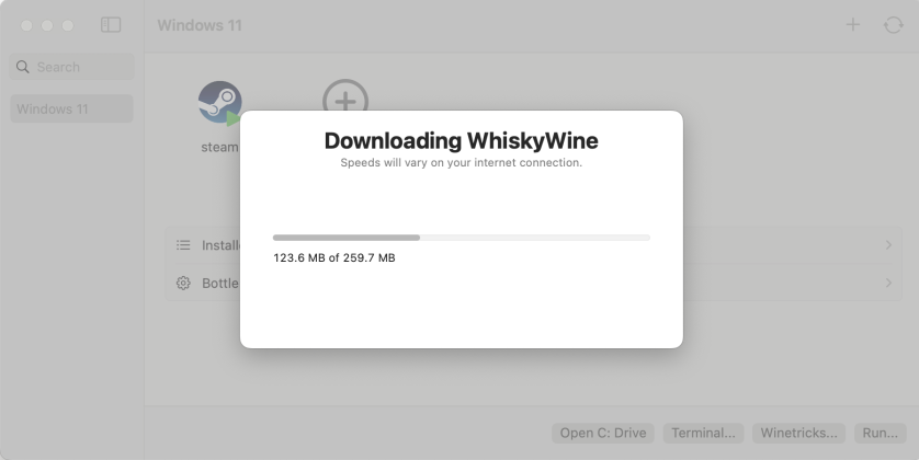 Whisky Install 2