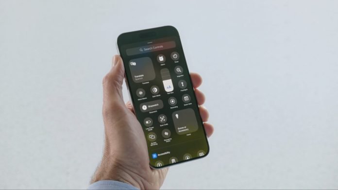 iOS 18 Control Center at WWDC 2024