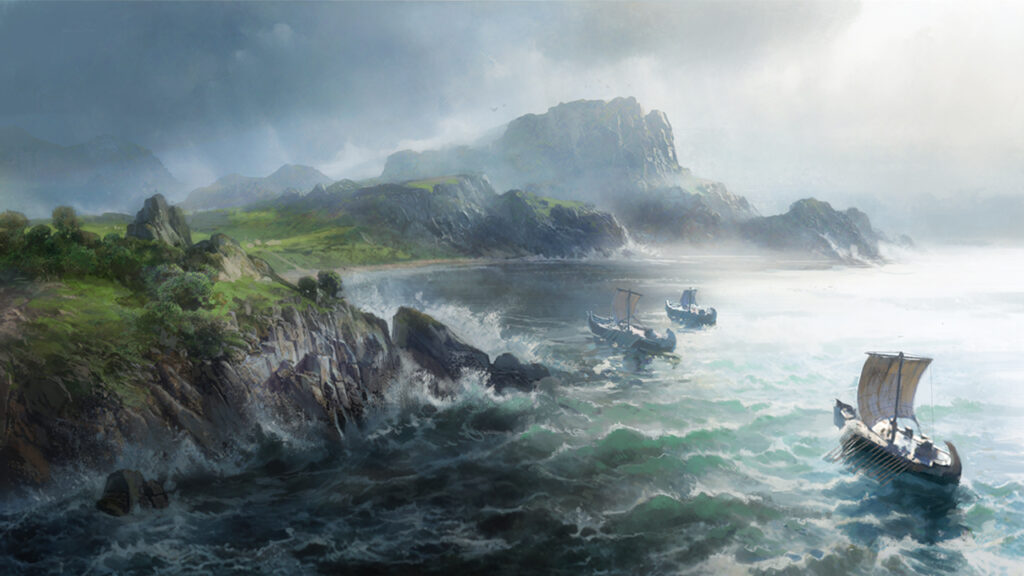 Anno 117 scene, ships in water