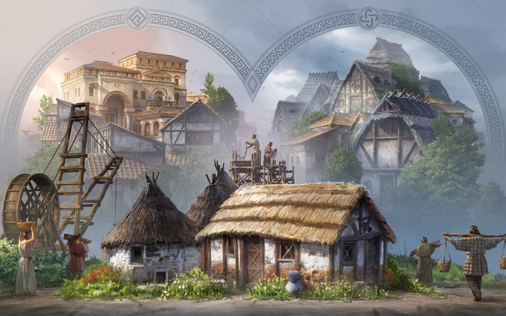 Anno 117 scene, houses