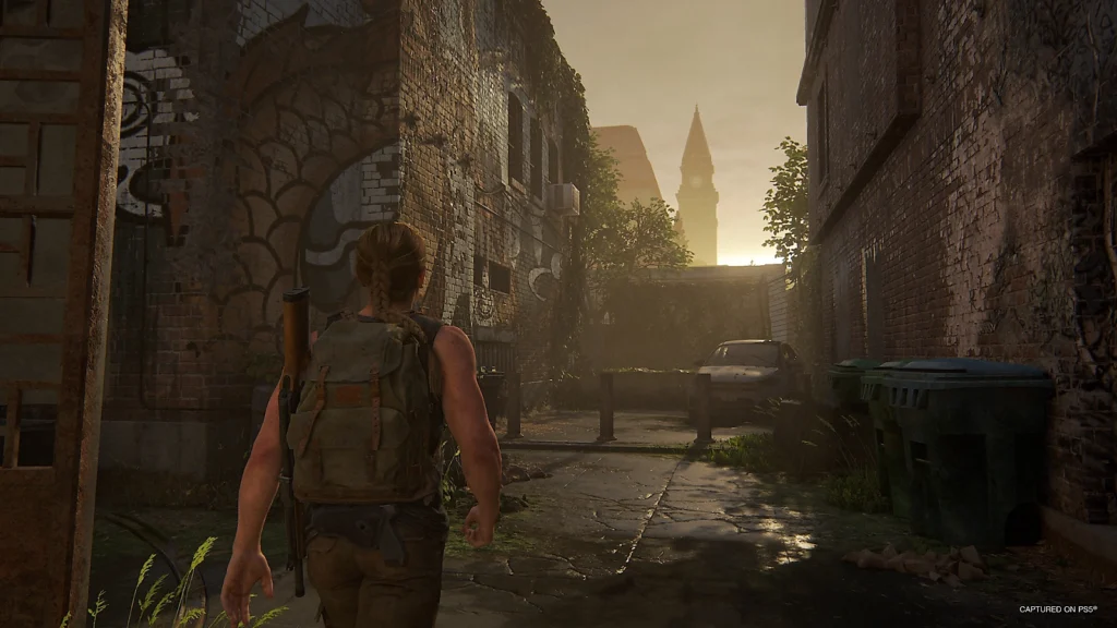 Ellie walking in the Last Of Us