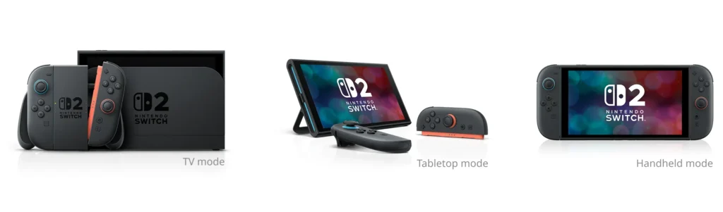NIntendo Switch 2 modes
