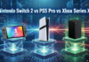 Nintendo Switch 2 vs PS5 Pro vs Xbox Series X in 2026: Which Console Should You Buy? Nintendo Switch 2, PS5 and XBox Series X