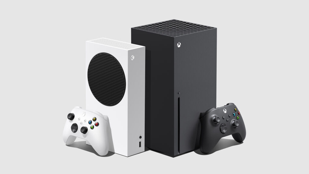 Xbox S and Xbox X consoles