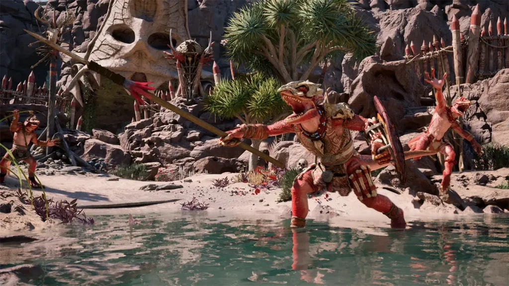 Avowed warrior with spear