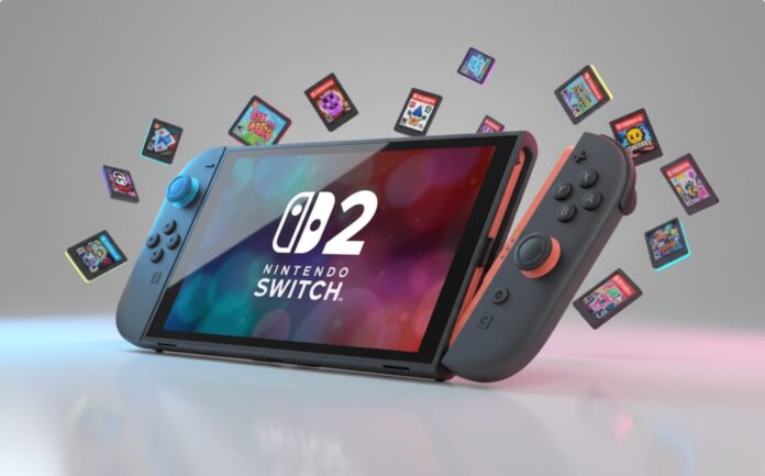 Nintendo Switch with games