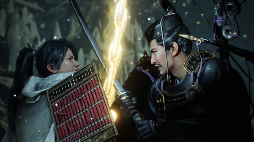 Nioh 3 characters facing off