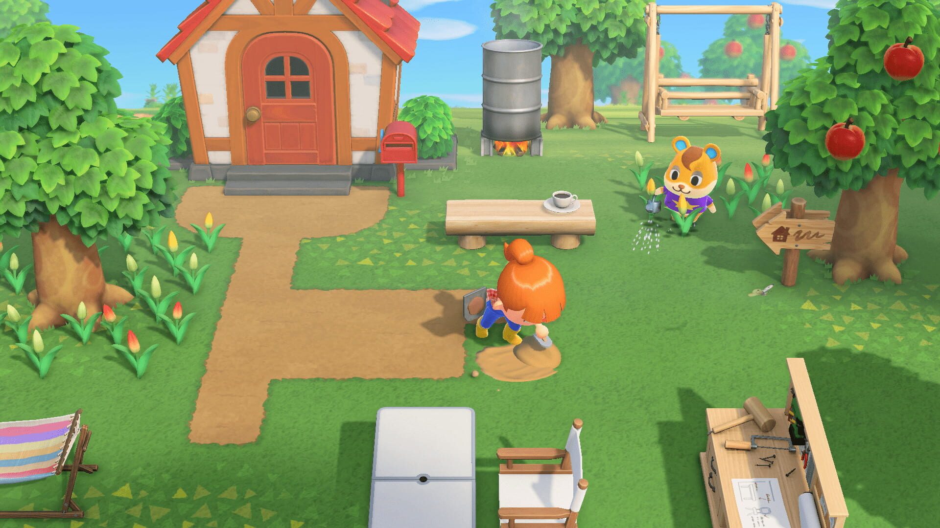 Animal Crossing New Horizons Switch 2 — island world design in 4K docked presentation