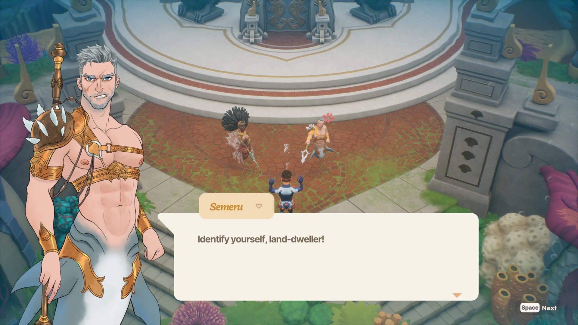 Coral Island — diverse cast of characters and Merfolk Kingdom story in Starlet Town