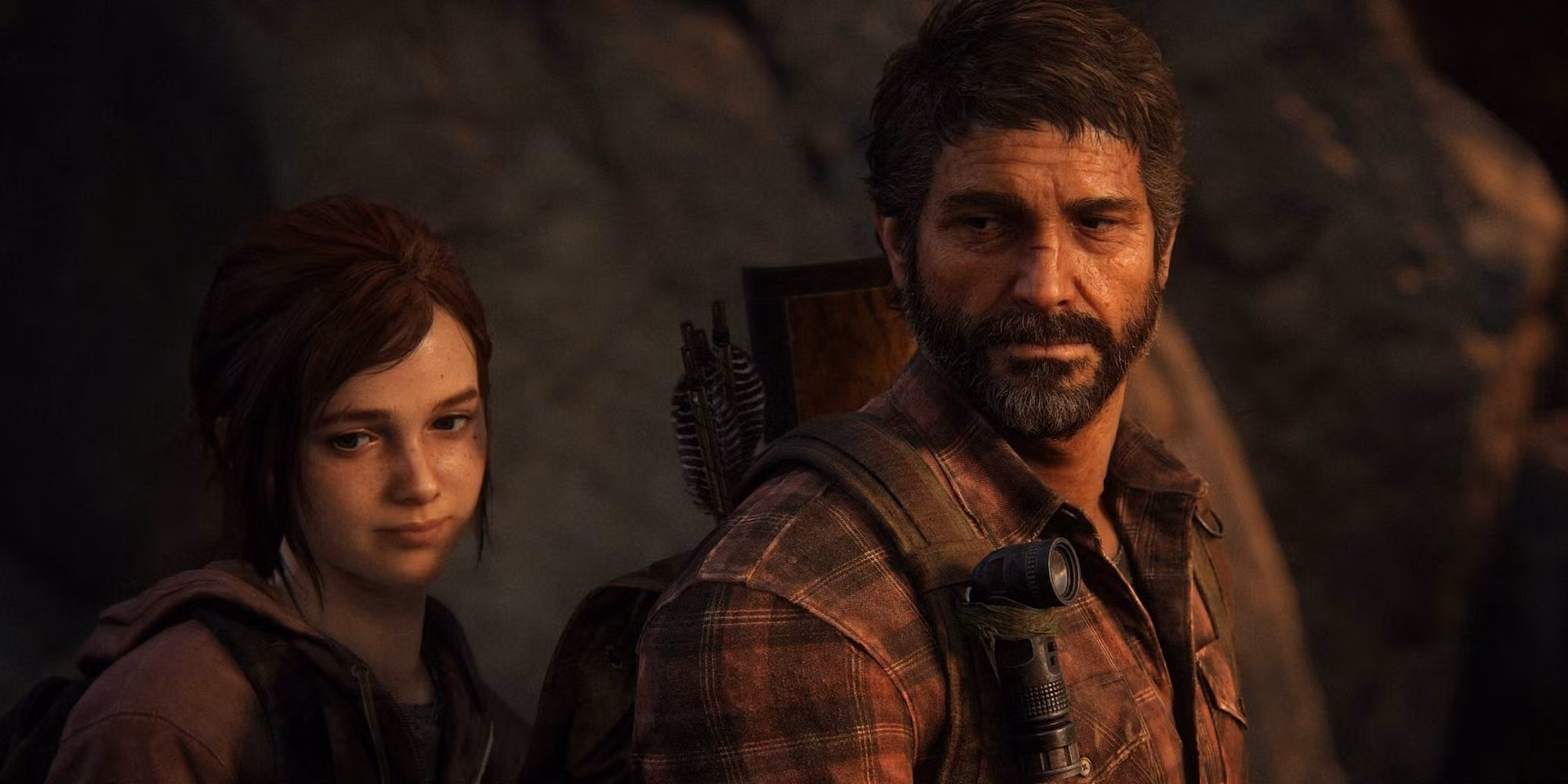 Ellie and Joel from The Last Of Us games