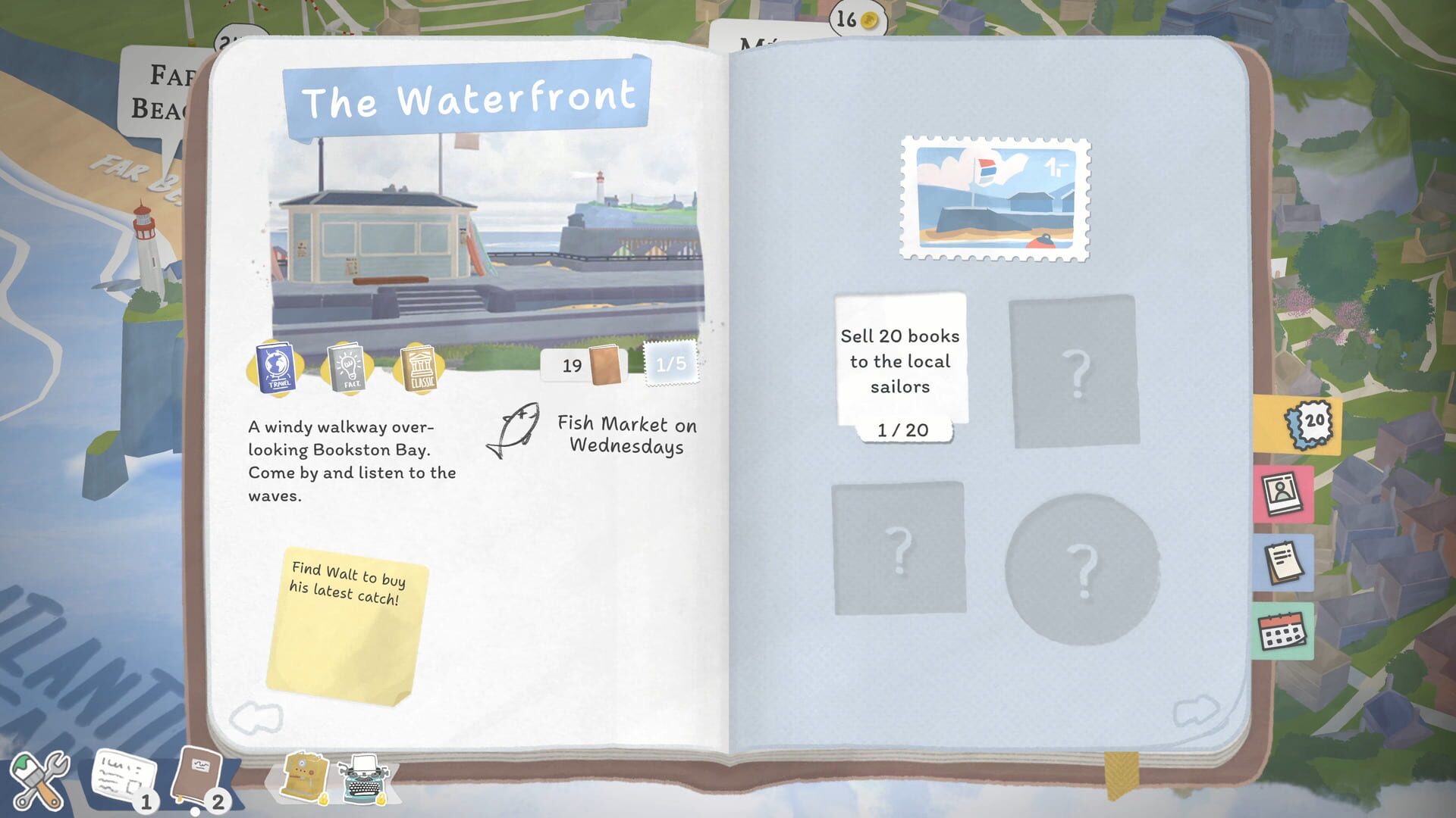 Tiny Bookshop — Bookstonbury residents Tilde, Klaus, and character storylines