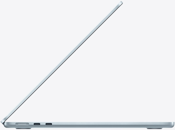 Macbook Air side on view